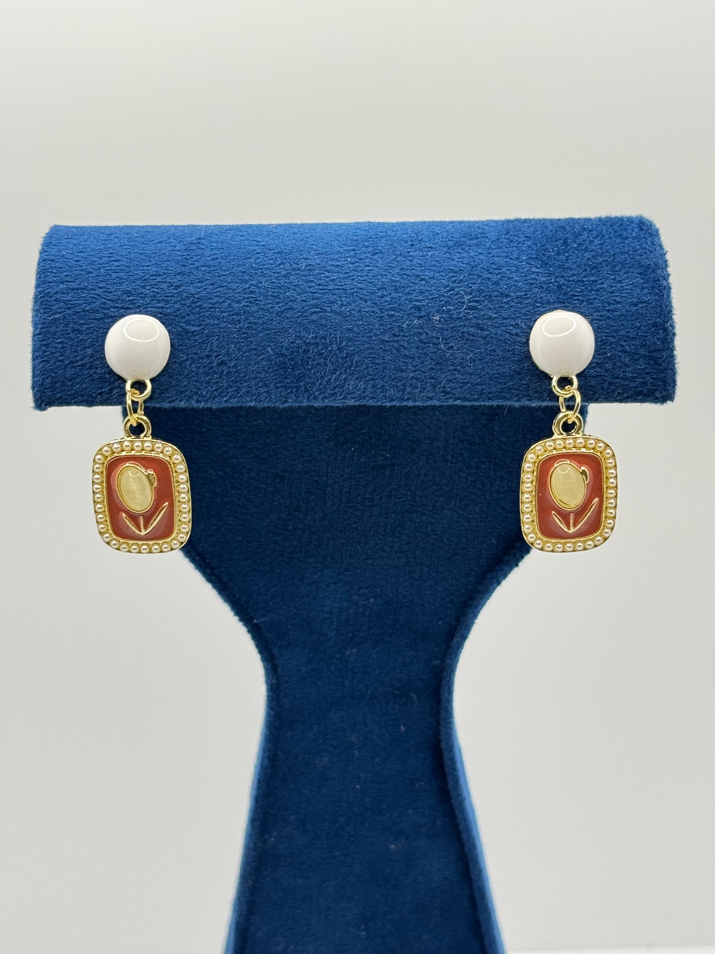 Artistic Square Dangle Earrings