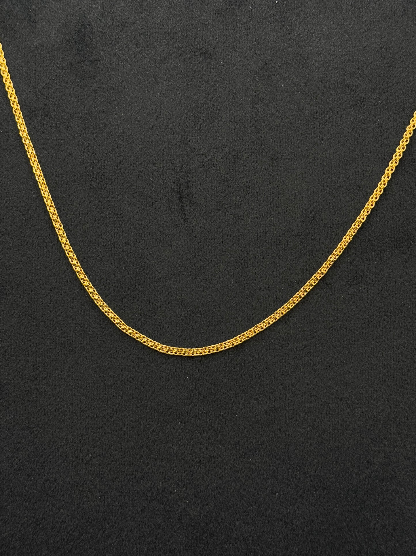 Gold Plated Classic Box Chain Necklace