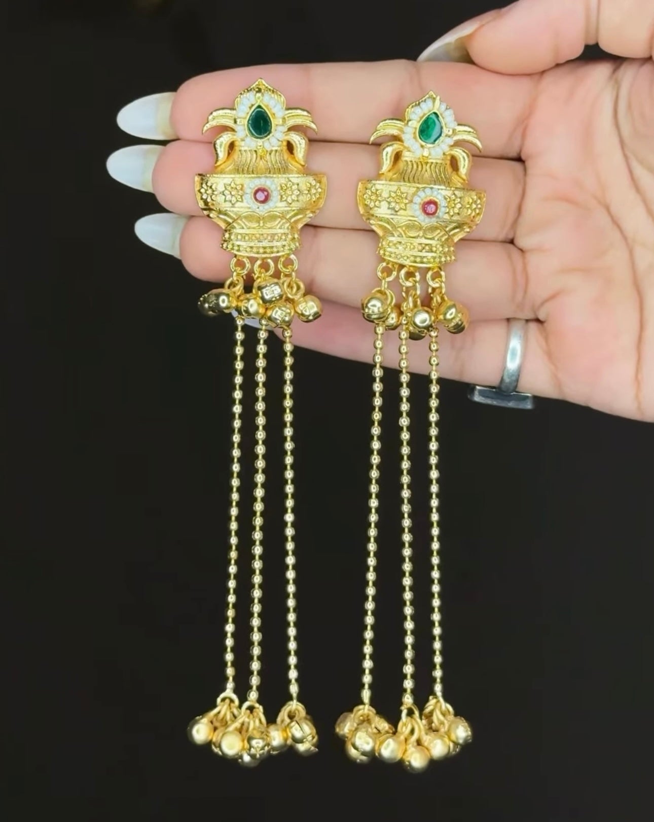 Light weight Kashmiri earrings