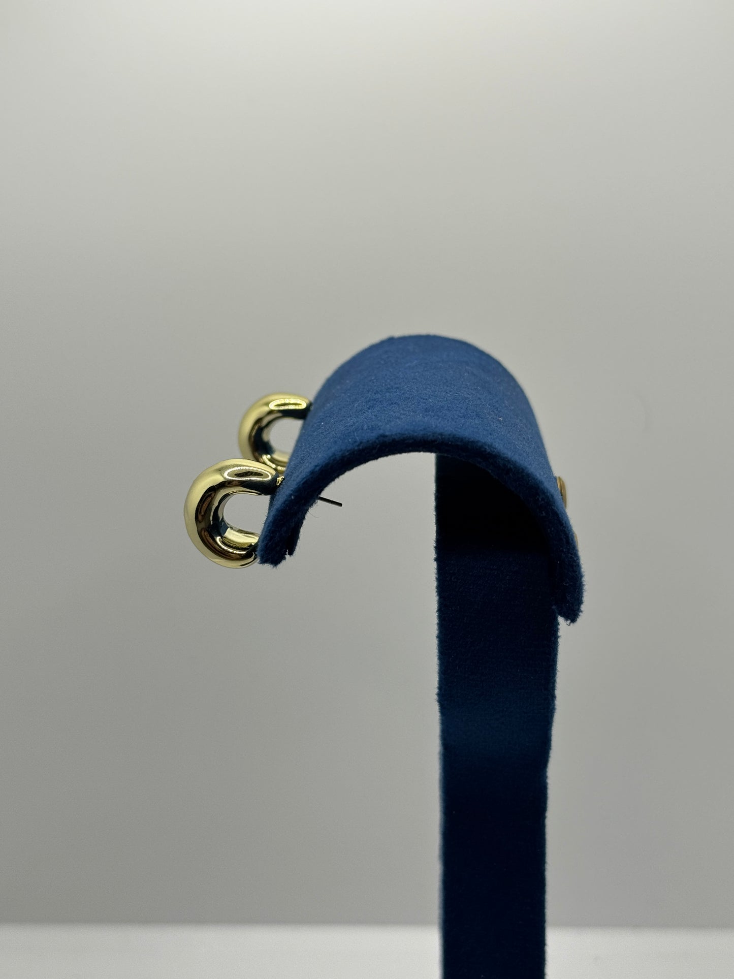 Organic Gold Hoop Earrings