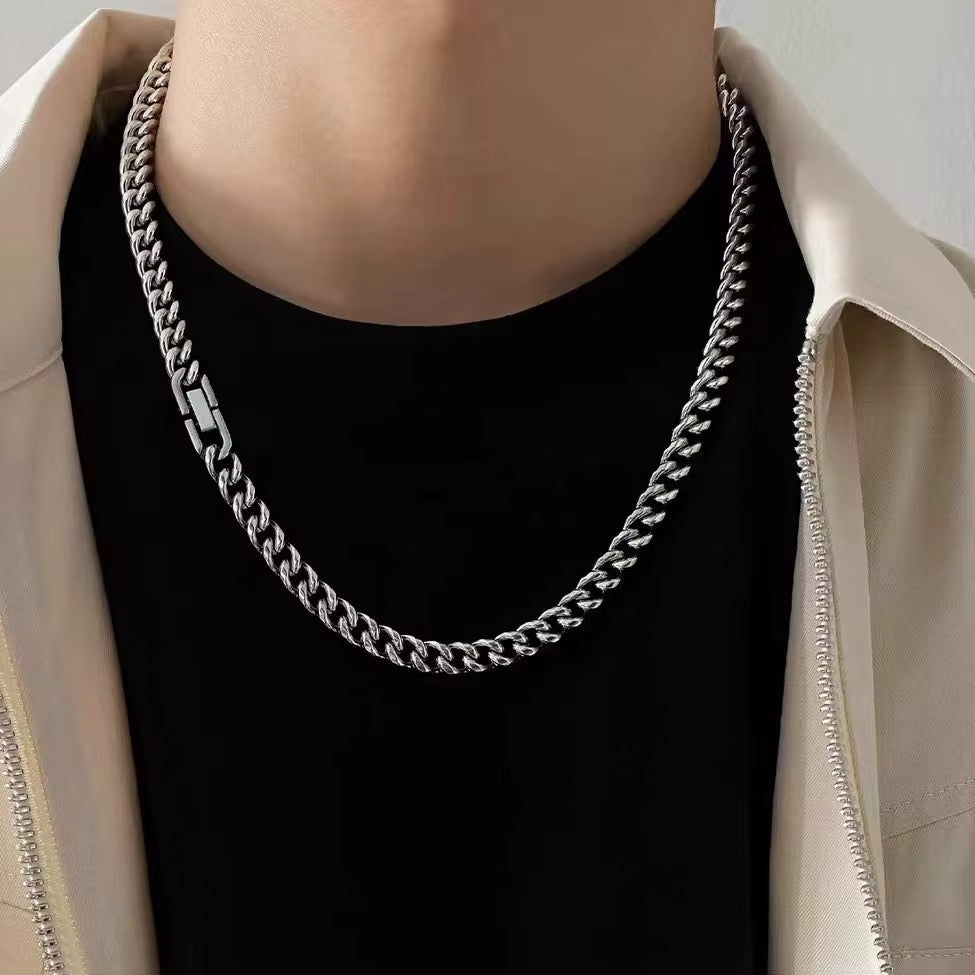 Men’s stainless steel chain 8mm thick