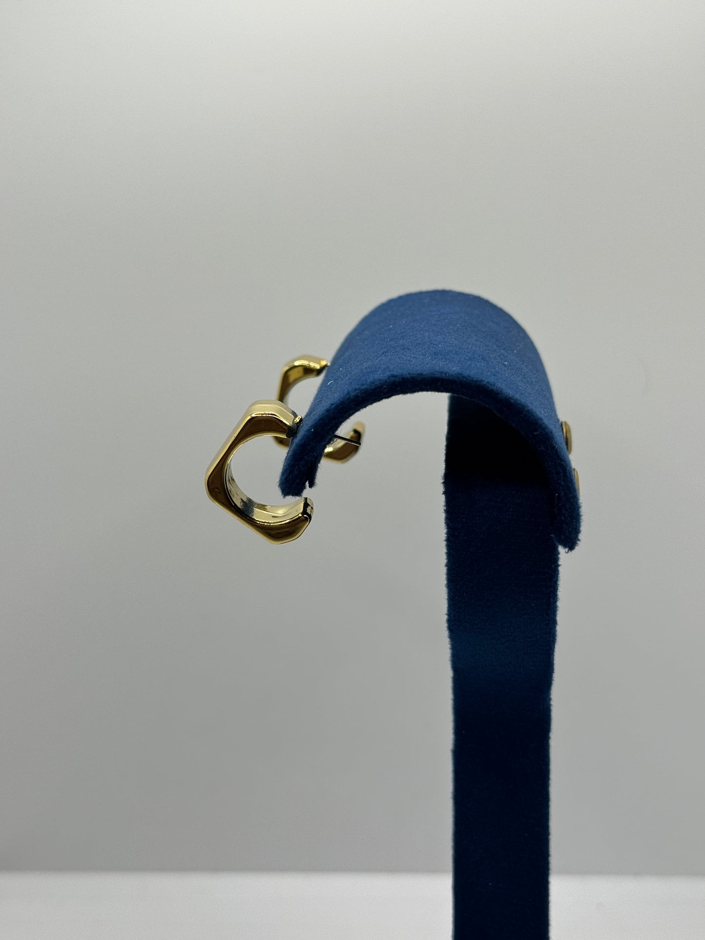 Geometric Gold Hoop Earrings