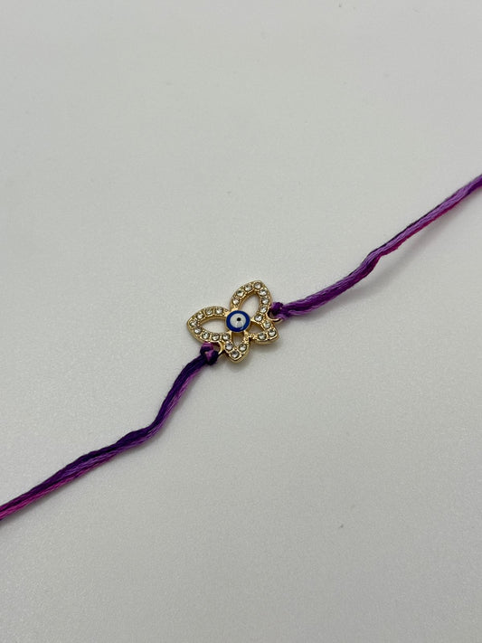 Butterfly evil charm rakhi