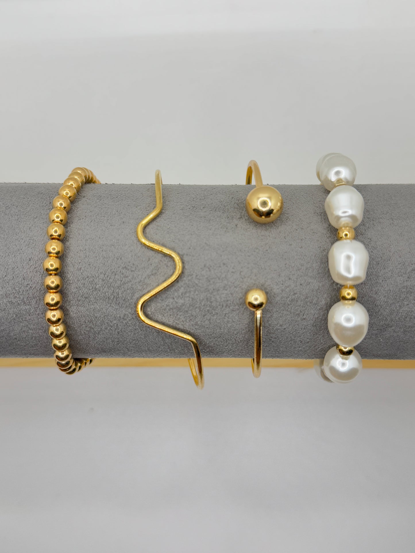 Stacked bracelets