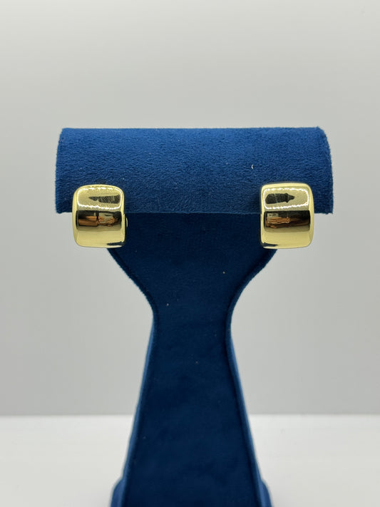Chunky Polished Gold Hoops
