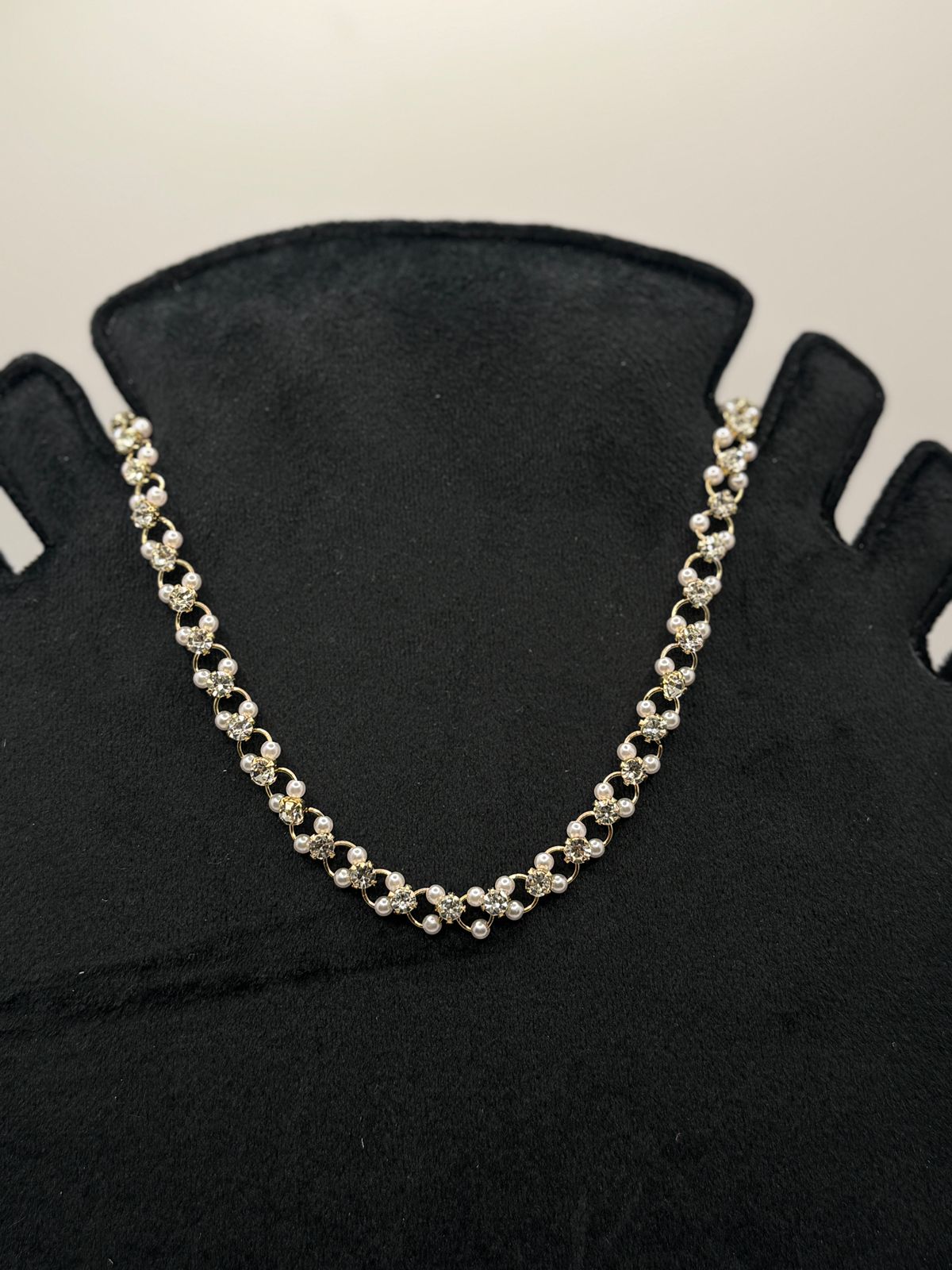 Pearl bead necklace chain