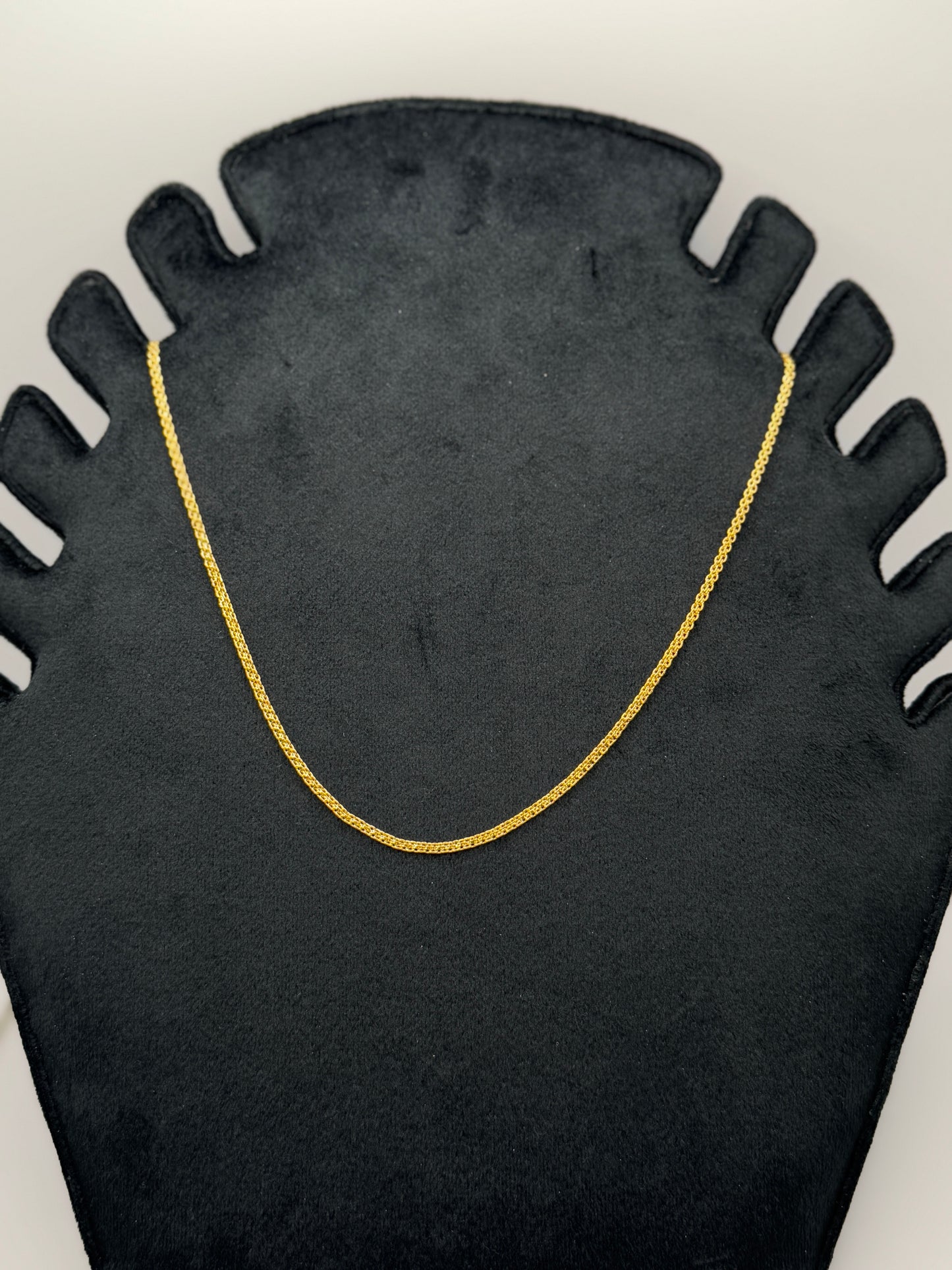 Gold Plated Classic Box Chain Necklace