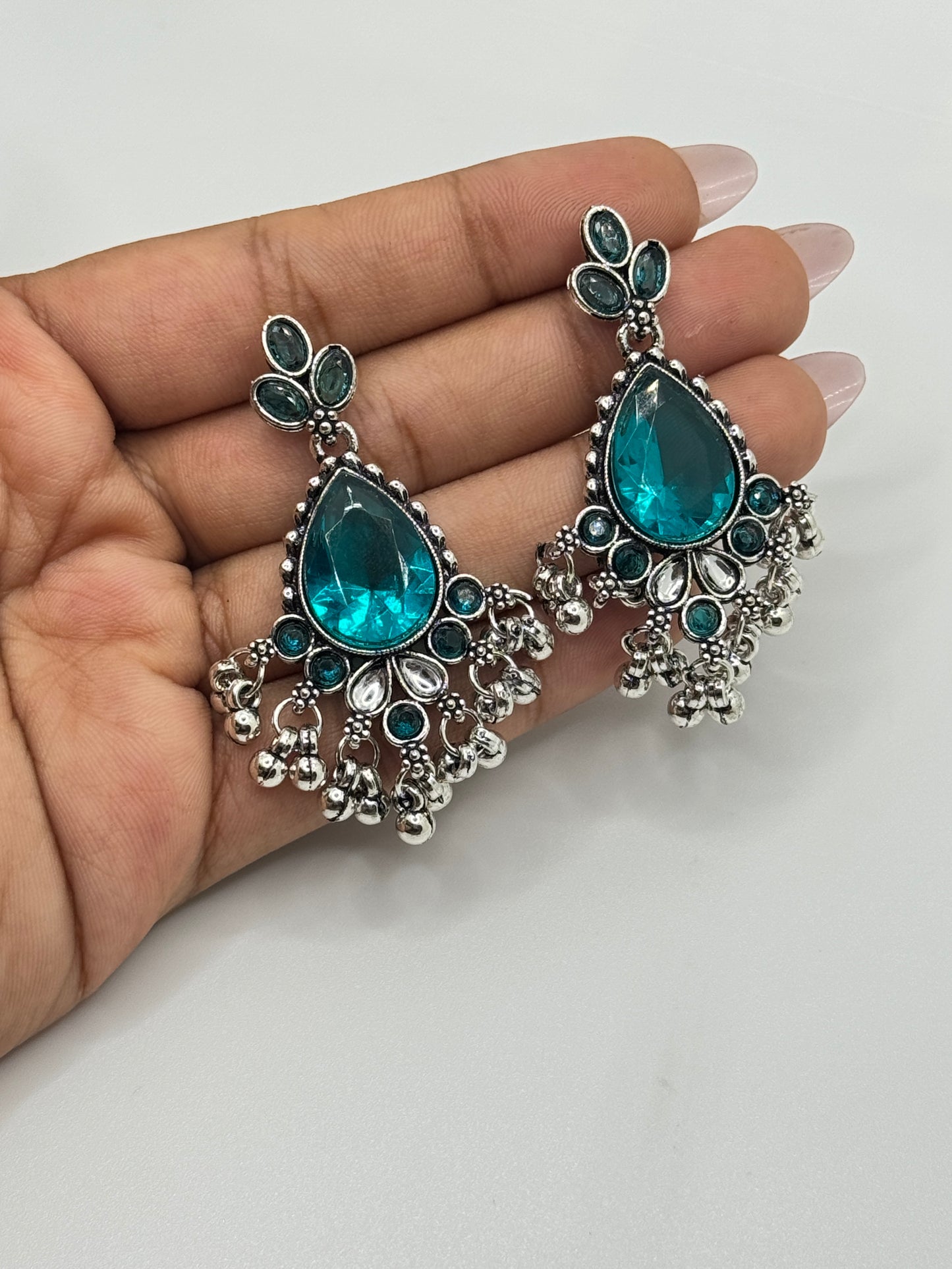 Boho Oxidized Earrings