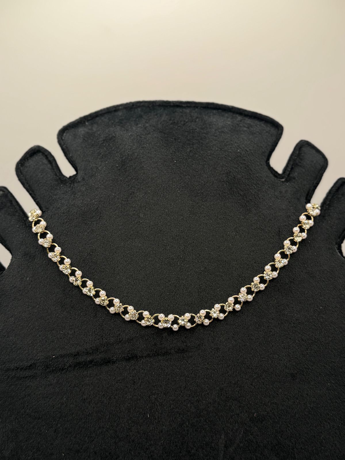 Pearl bead necklace chain