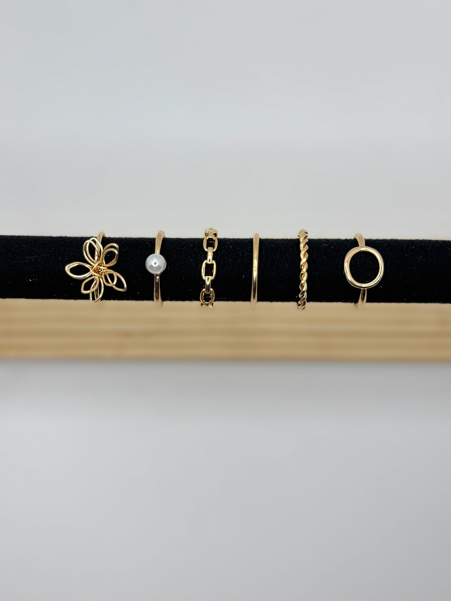 Anti Tarnish Rings Stack Of 6