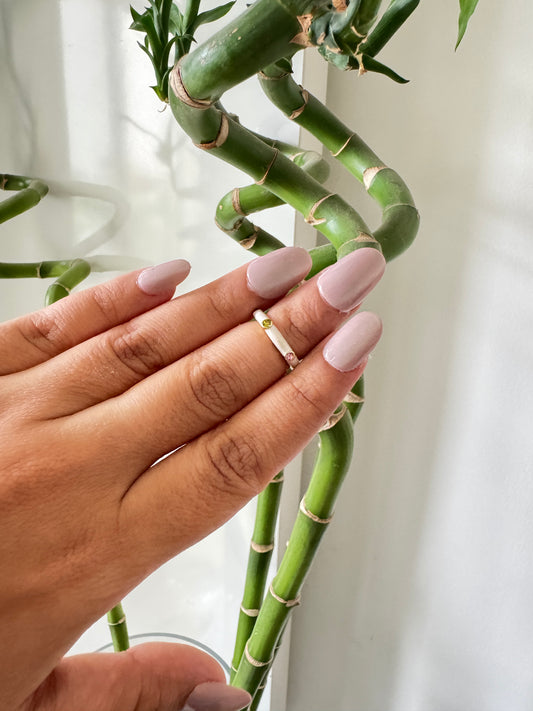 Korean anti tarnish ring