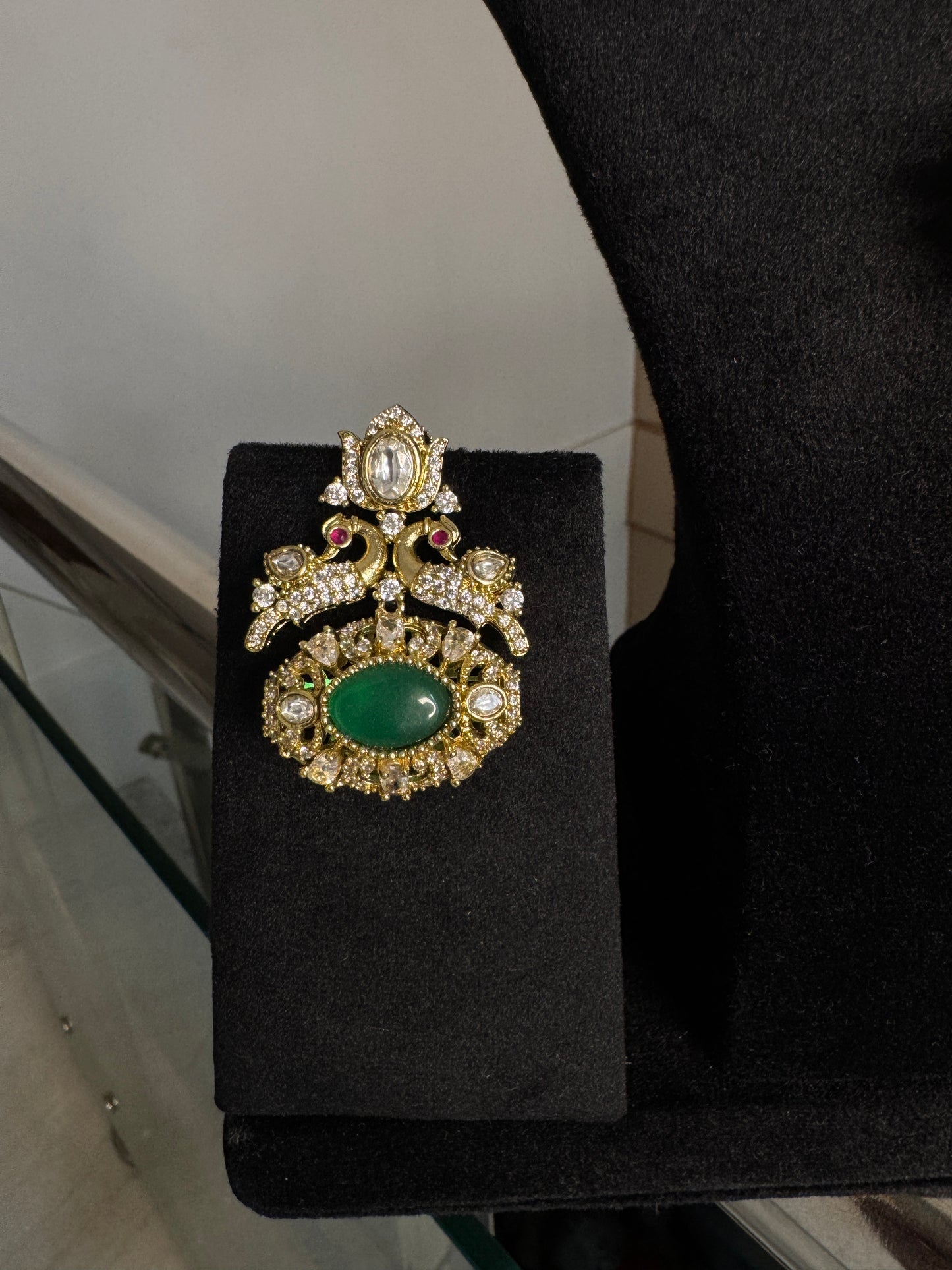 Traditional Jadau Victorian Kanti Necklace Set