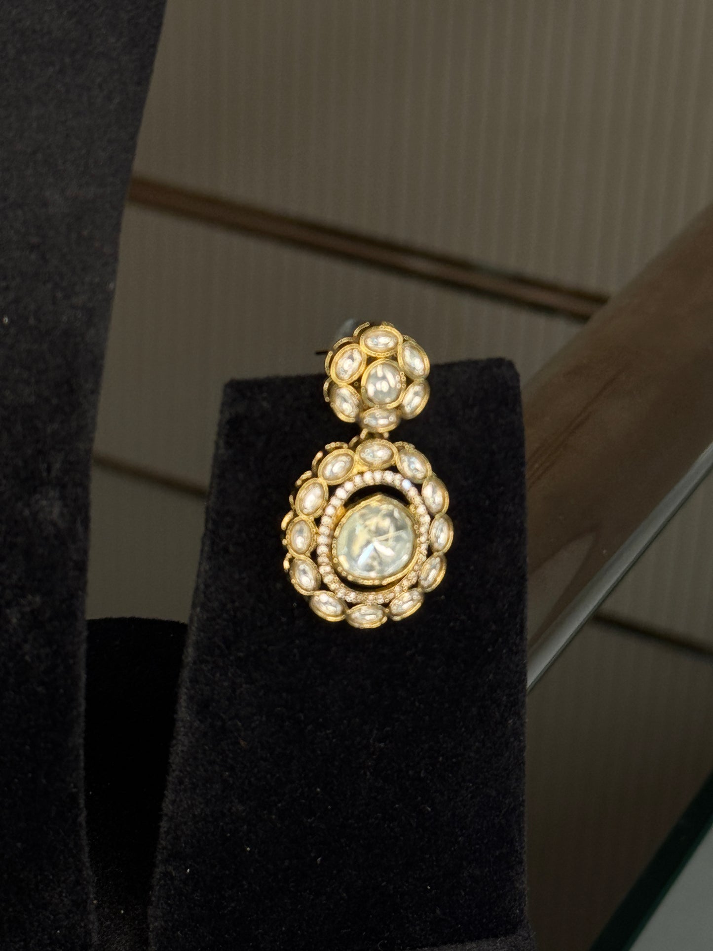 Contemporary Moissanite Drop Necklace Set