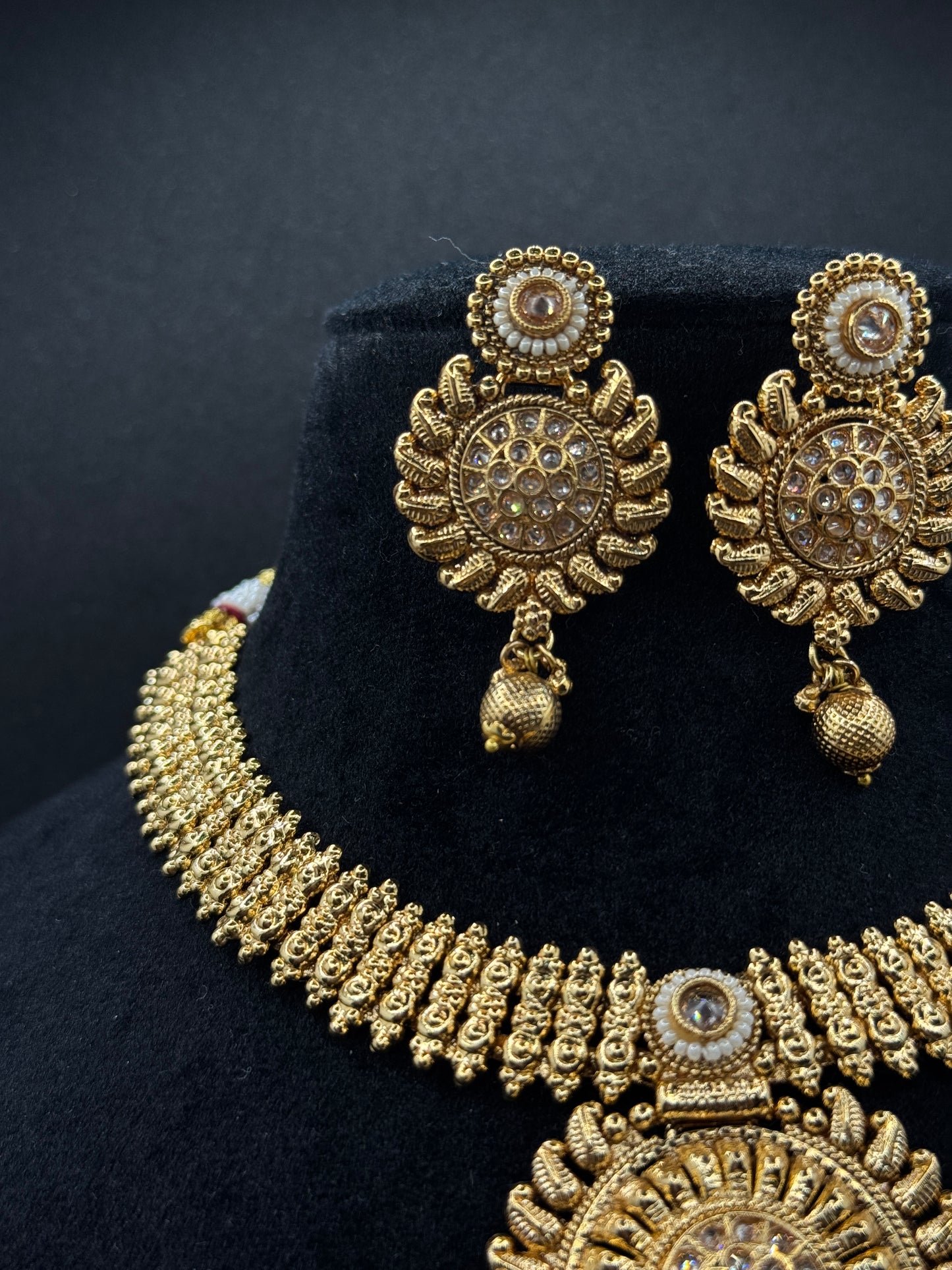 Traditional Gold Plated  Necklace Set