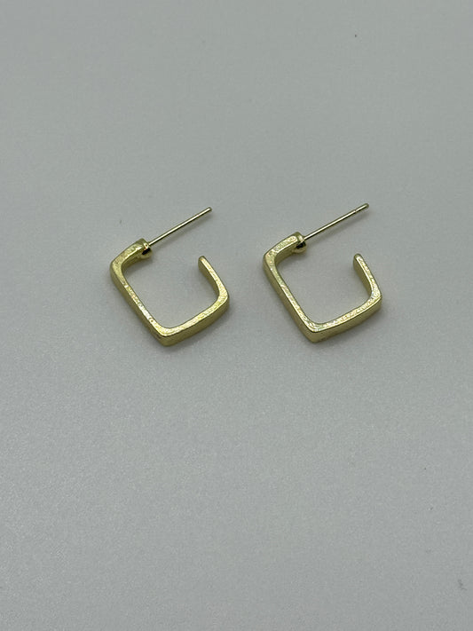 Modern Gold Earring
