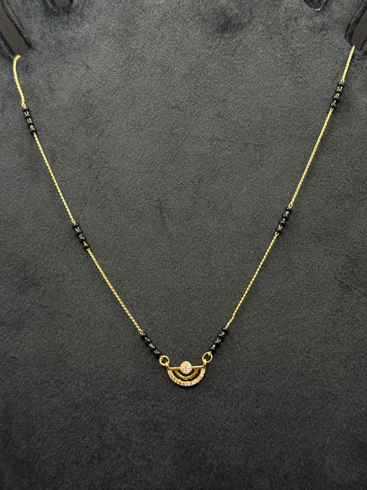 Modern Gold & Diamond Mangalsutra