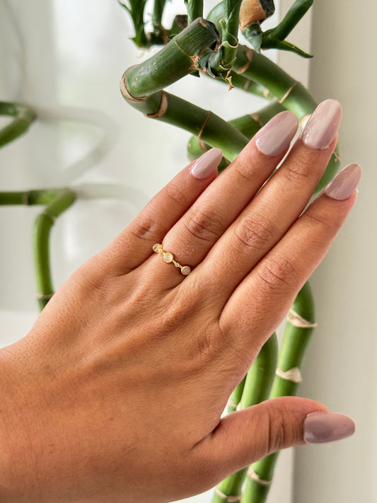 Korean anti tarnish ring