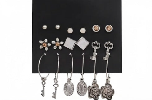 9 pair earrings set