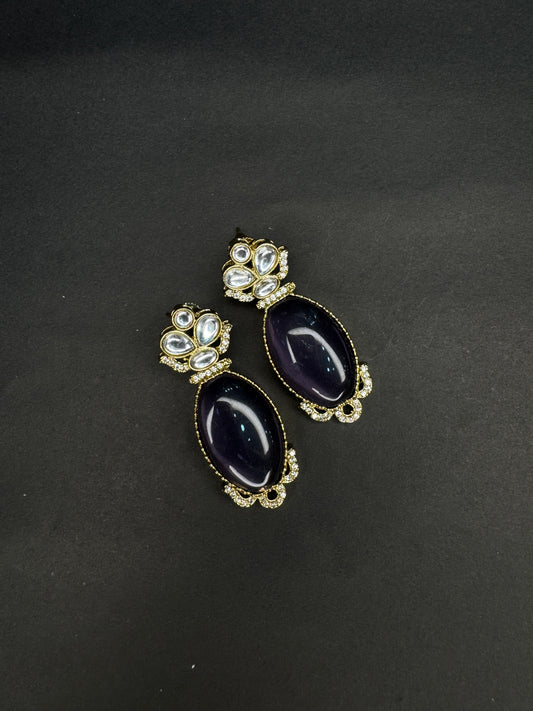 Moissanite Royal Drop Earrings