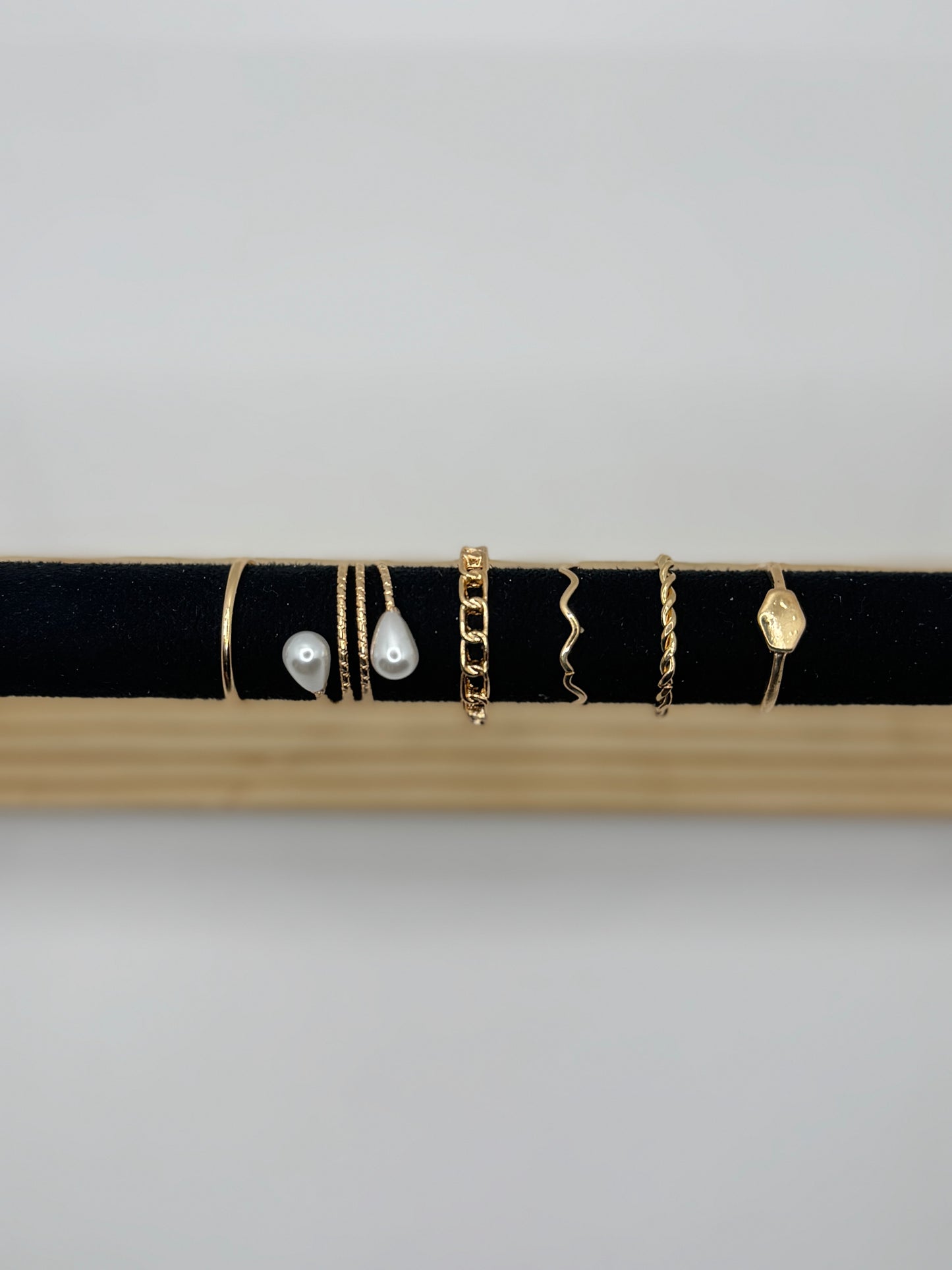 Anti Tarnish Rings Stack Of 6