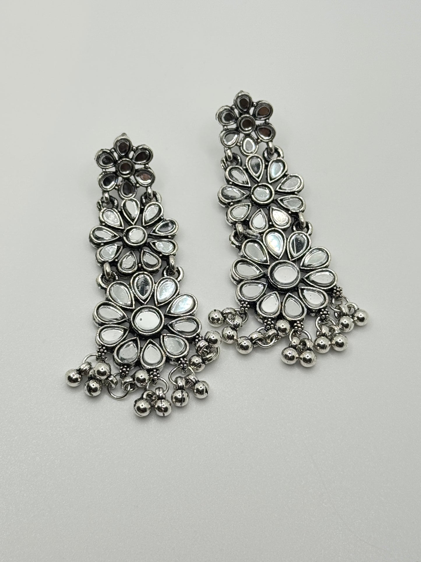 Ethnic Oxidized Earring Set