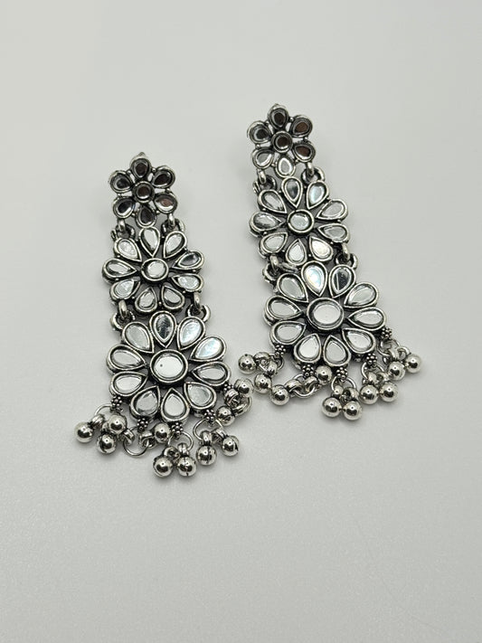 Ethnic Oxidized Earring Set