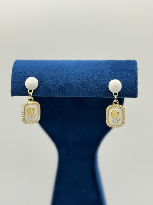 Artistic Square Dangle Earrings