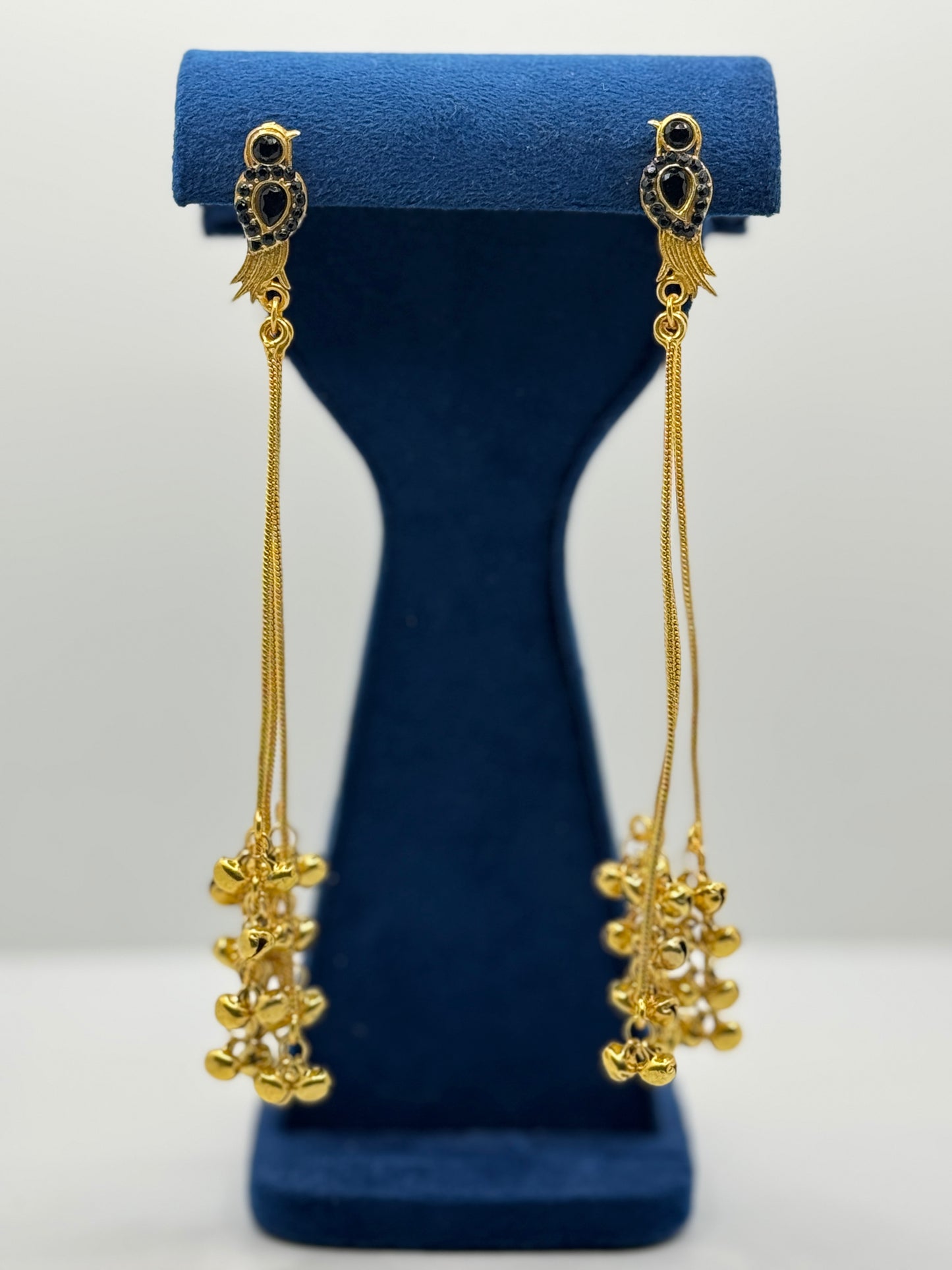Long kashmiri earrings