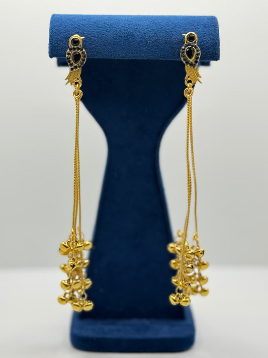 Long kashmiri earrings