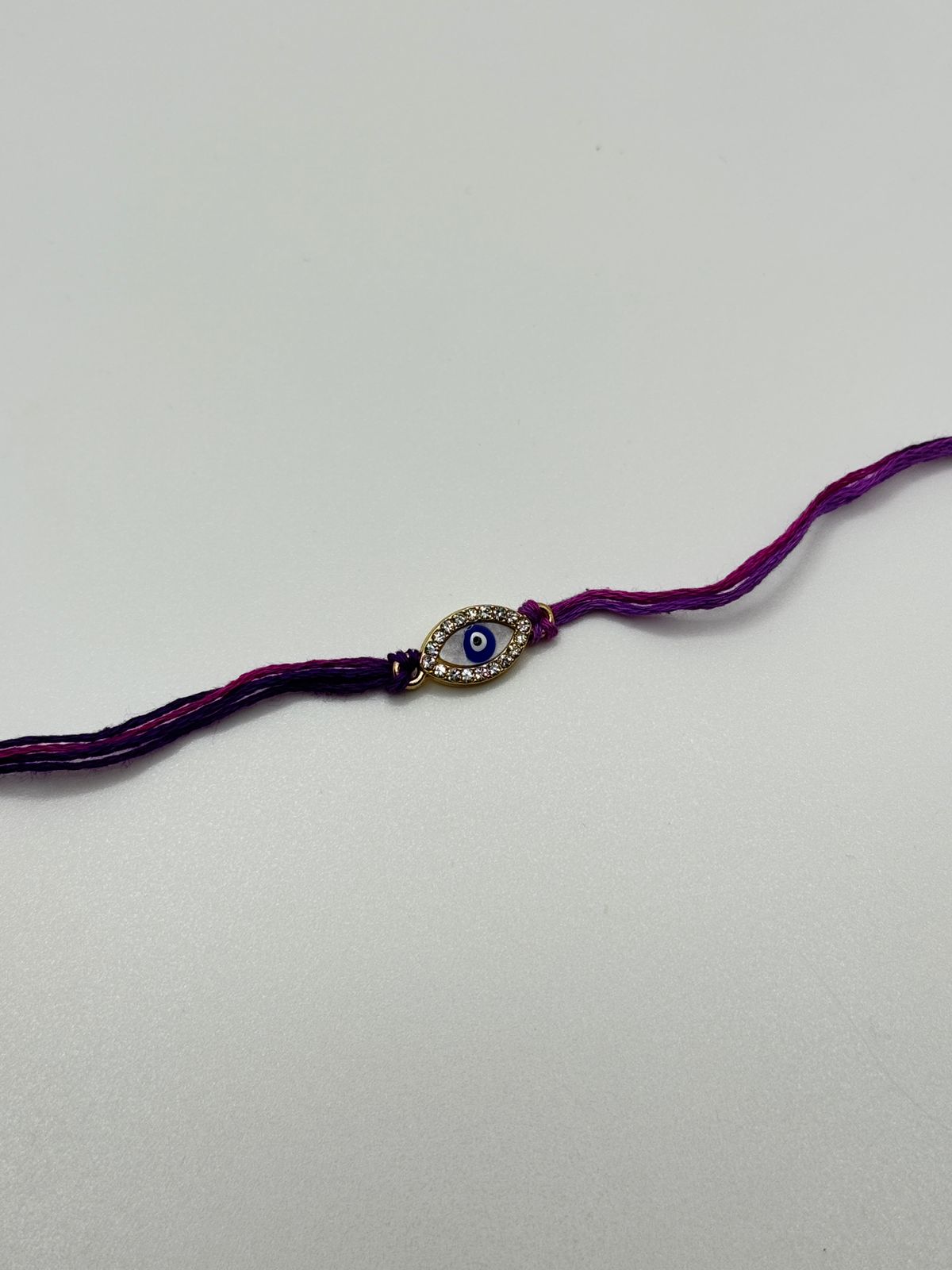 Evil eye white base rakhi