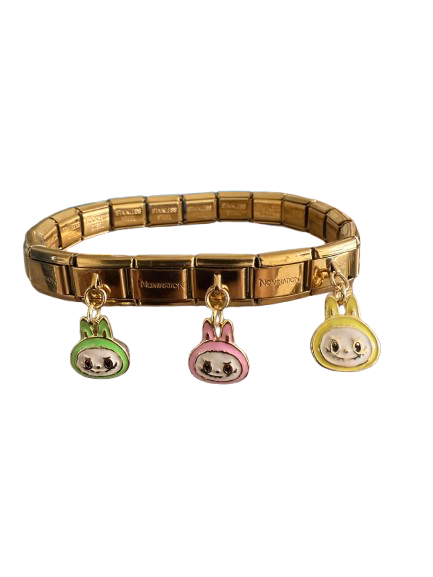 Labubuuu Italian Bracelet stretchable unisex for both men and women